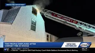 Two people displaced after chimney fire in Rindge