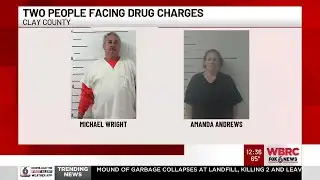 Two people facing drug charges in Clay County