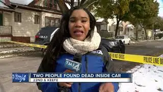 Two people found dead inside car at 22nd & Keefe