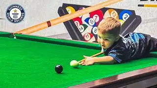 Two Year Old Snooker Genius | Guinness World Records