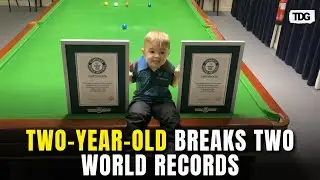 Two-Year-Old Snooker Prodigy Sets Two Guinness World Records with Trick Shots | TDG