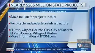 TxDOT: El Paso gets $36.5M for pedestrian, bike safety projects
