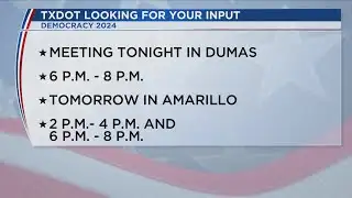 TxDOT seeking community input on I-27 Feasibility Study from Amarillo to Dumas