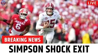 Ty Simpson Update—Alabama QB Shocking CFP Exit!🔴 LIVE BREAKING NEWS