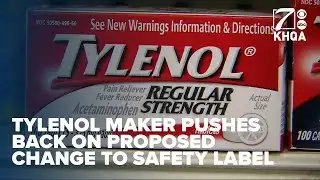 Tylenol maker pushes back on proposed changed to safety label