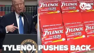 Tylenol pushes back on Trump administration