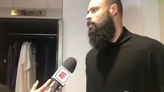 Tyson Chandler and Ivica Zubac Post Game