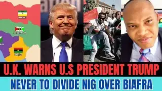 U.K  Warns Trump 🇺🇲 Never Divide Nigeria — Global Power Clash Exposed