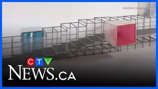 U of M students chat about warming huts