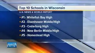 U.S. news ranks top 10 area high schools