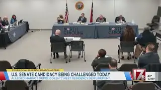 U.S. Senate candidacy being challenged in North Carolina