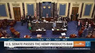 U.S. Senate passes THC hemp products ban