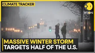 U.S. Winter Nightmare: 150 Million Americans Brace for Severe Storm | WION Climate Tracker