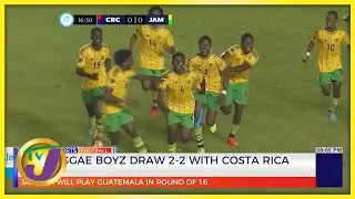U17 Reggae Boyz Draw 2 - 2 with Costa Rica