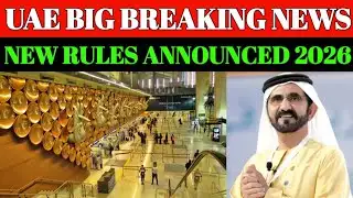UAE Big New Rules 3rd Feb 2026 || Dubai Work Visa Latest Update || UAE Visit Visa News