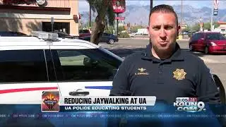 UAPD cracking down on jaywalking on campus