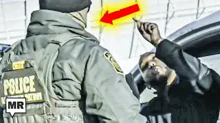 Uber Driver Humiliates ICE Goons Racially Profiling Him