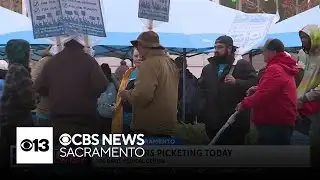 UC workers, including in Davis, hold one-day unfair labor practice strike
