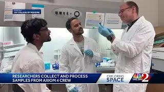 UCF scientists process Axiom-4 astronaut health samples for space medicine research