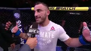 UFC 237: Alexander Volkanovski Octagon Interview