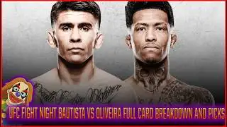 UFC fight night Bautista vs Oliveira breakdown and predictions
