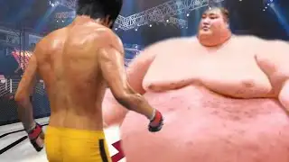 UFC4 Bruce Lee vs Big Boss EA Sports UFC