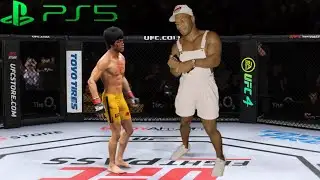 UFC4  Bruce Lee vs Mike Tyson EA Sports UFC 4