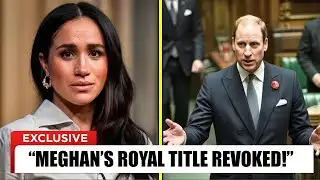 **UK Parliament Strips Meghan Royal Title She Breaks Down Crying On Camera**