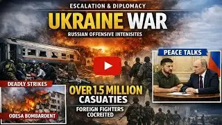 Ukraine Under Fire: Deadly Strikes, Rising Casualties & Peace Talks