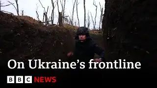 Ukraine war: The front line where Russian eyes are always watching - BBC News