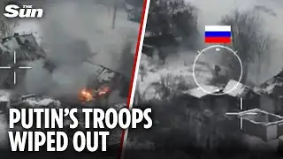 Ukrainian forces KILL Russian soldiers in ambush after successful drone strike