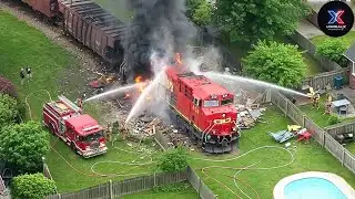 Unbelievable Train Crashes and Strange Moments Caught on Camera!