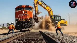 Unbelievable Train Crashes and Strange Moments Caught on Camera!