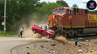 Unbelievable Train Crashes and Strange Moments Caught on Camera!
