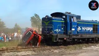 Unbelievable Train Crashes and Strange Moments Caught on Camera!