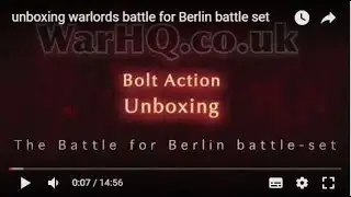 unboxing warlords battle for Berlin battle set
