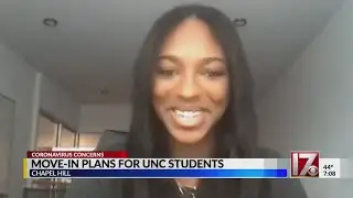 UNC students talk about moving back to campus head of virtual classes