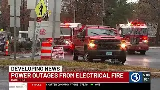 Underground electrical fire leads to thousands of power outages in Hartford