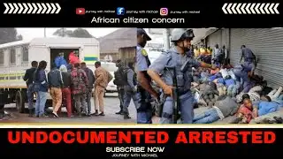 UNDOCUMENTED FOREIGNERS INTERCEPTED IN LIMPOPO BODER RAMATHUBA SCOLD UNDOCUMENTED FOREIGER IN GIYANI