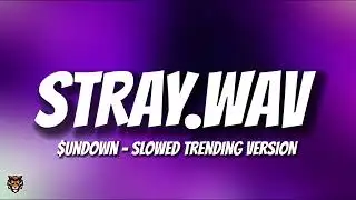 $undown - Stray.wav (Slowed TikTok Trending Version)