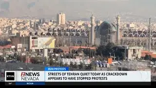 Uneasy calm returns as Iran crackdown protests