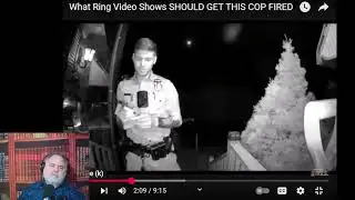 Unhinged Psycho Cop Making Threats On A Ring Video, He SHOULD GET  FIRED Instead of Paid Time OFF!!!