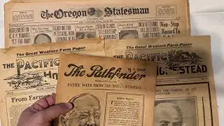 Unintentional ASMR: Sorting Newspapers