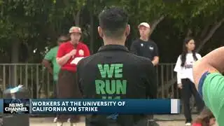 Union groups representing University healthcare and technical workers conduct one-day strike
