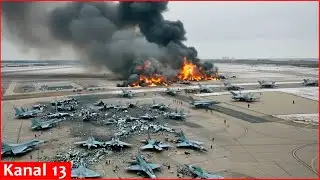 Unique operation in Ukraine’s history: Fighter jets reduced to ashes, causing damage worth billions