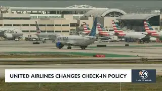 United Airlines changes check-in policy