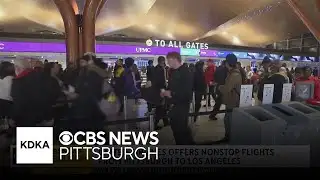 United Airlines offering direct service to LAX from PIT