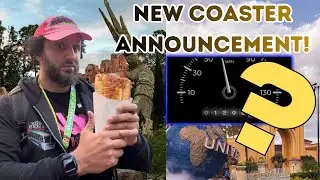 Universal Orlando Updates! NEW COASTER ANNOUNCEMENT! New Snacks, Lost Continent Construction