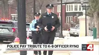 University City police honor K9 who recently died