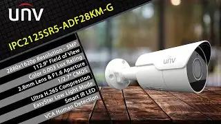 Uniview EasyStar Bullet 5MP IPC2125SR5-ADF28KM-G